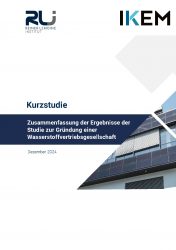 Cover Kurzstudie Wasserstoffvertriebsgesellschaft