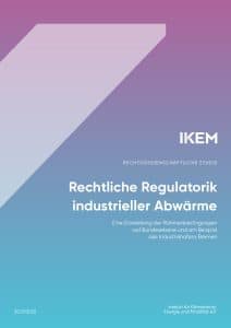 Cover der Studie Rechtliche Regulatorik industrieller Abwärme